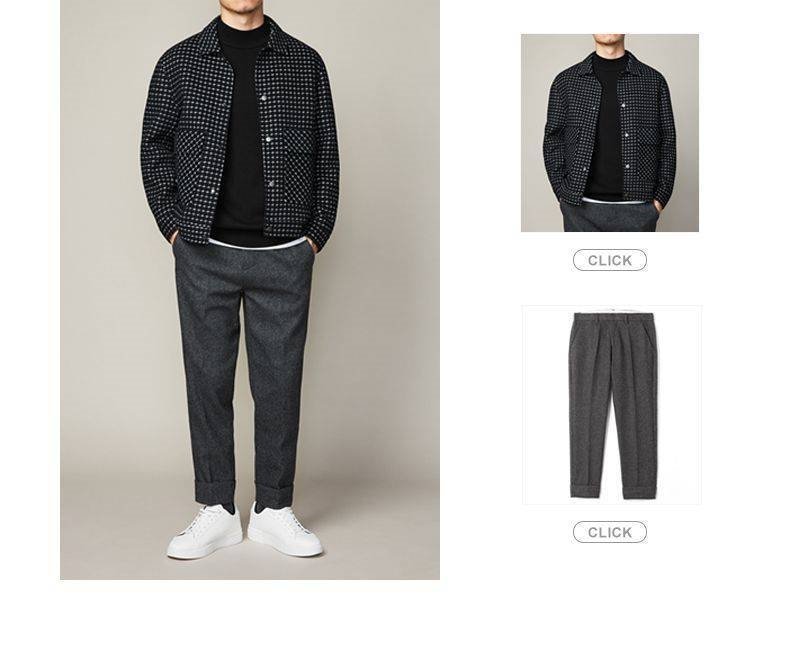 Мужской свитер с высоким воротником и рубашкой для базового слоя оптом