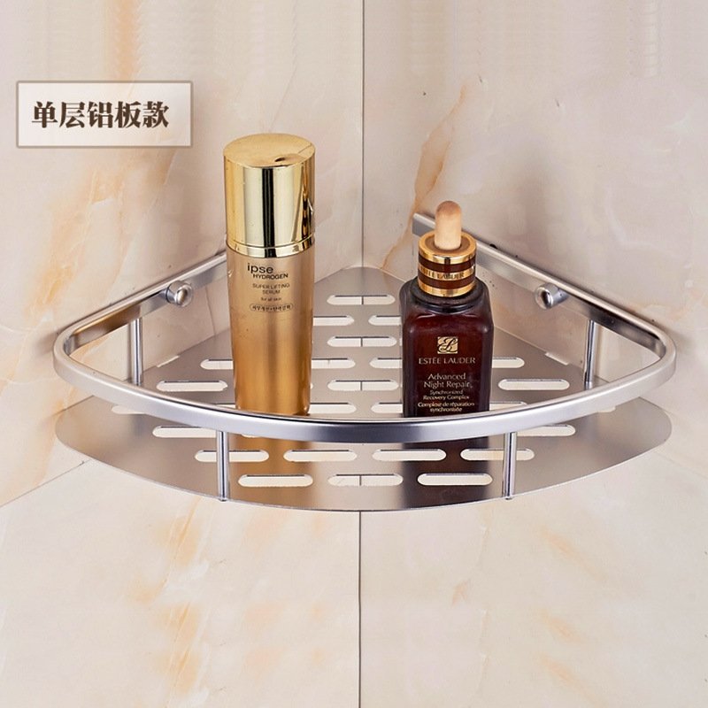 Трёхуровневая угловая полка для ванной комнаты оптом