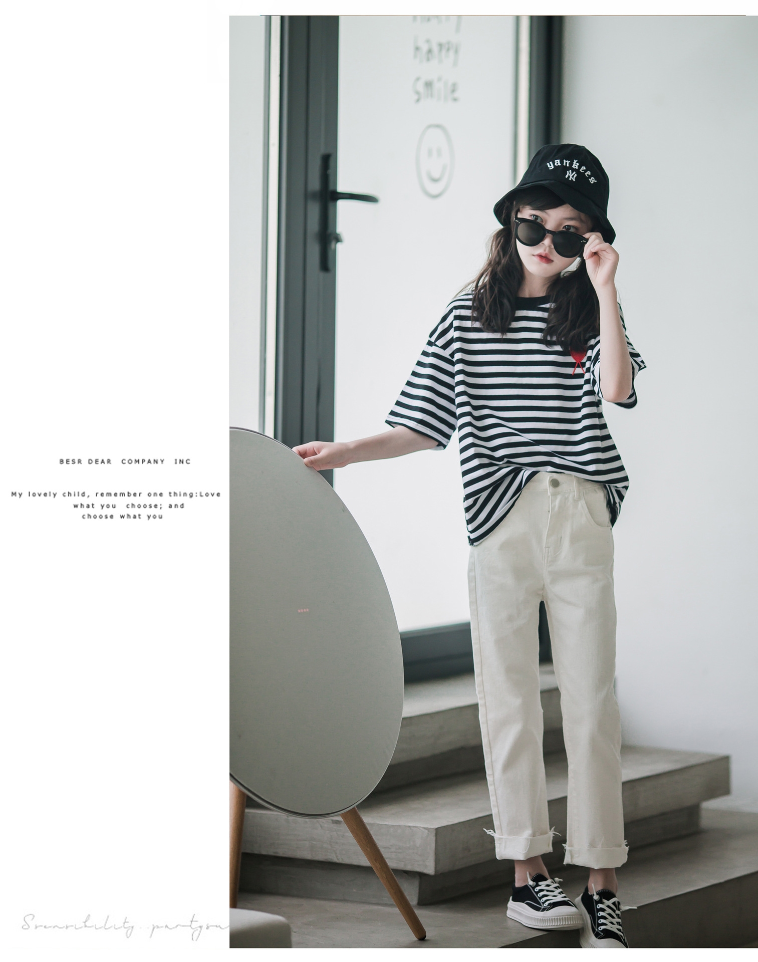 Детские джинсы белого цвета оптом из Китая