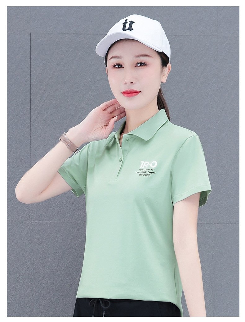 Поло с коротким рукавом для женщин оптом