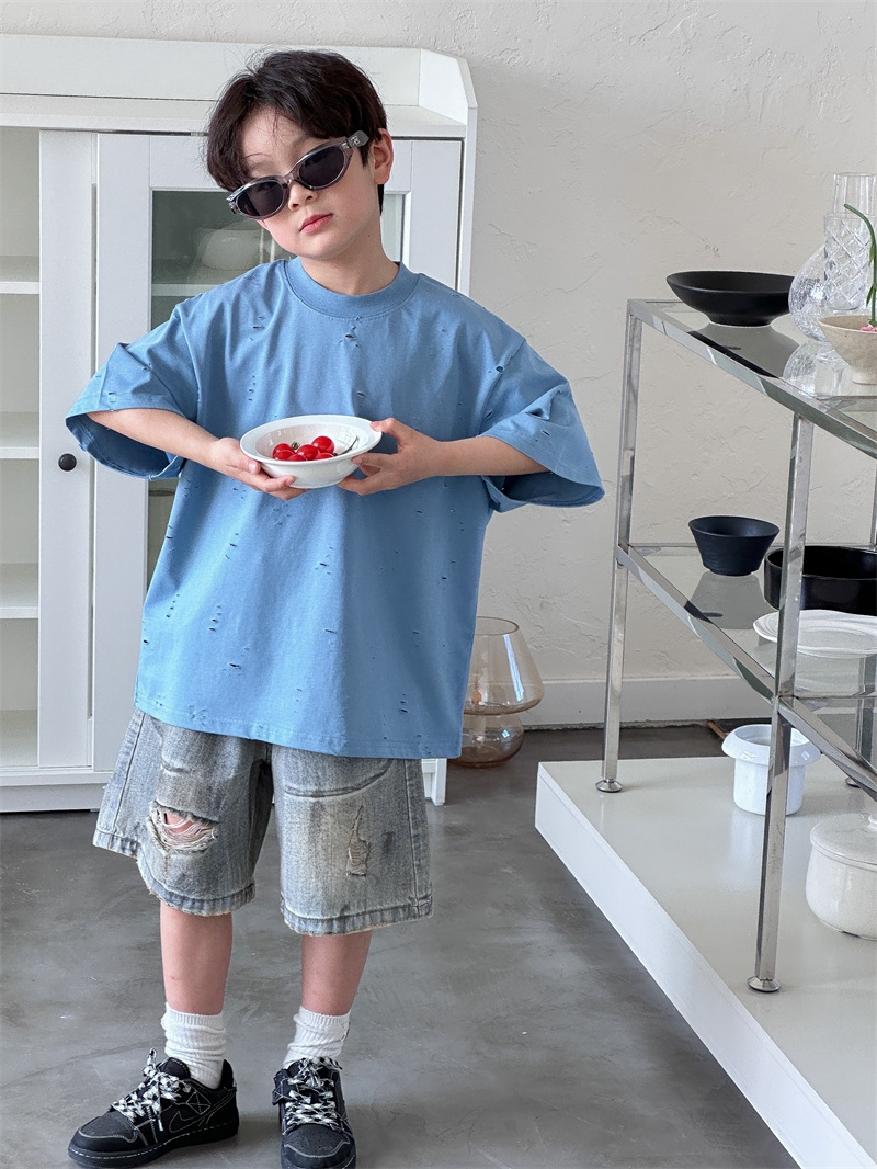 Детские джинсы в стиле ретро оптом из Китая