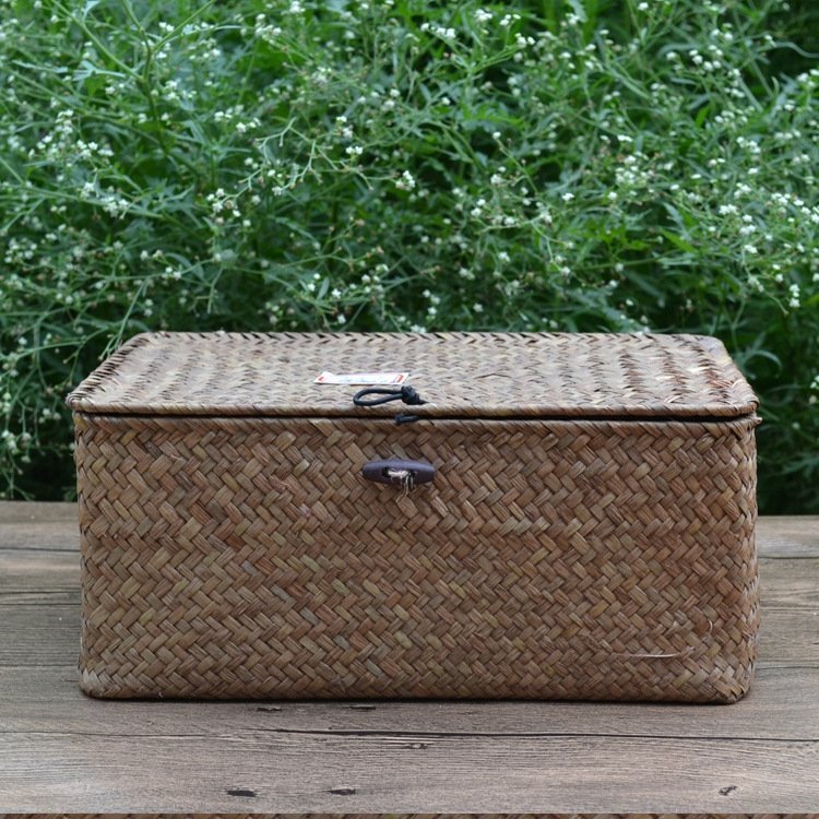 Ручная корзина для подарков из морской травы оптом