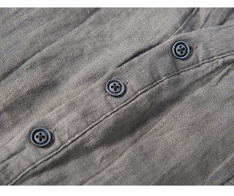 Льняная мужская футболка с коротким рукавом оптом из Китая