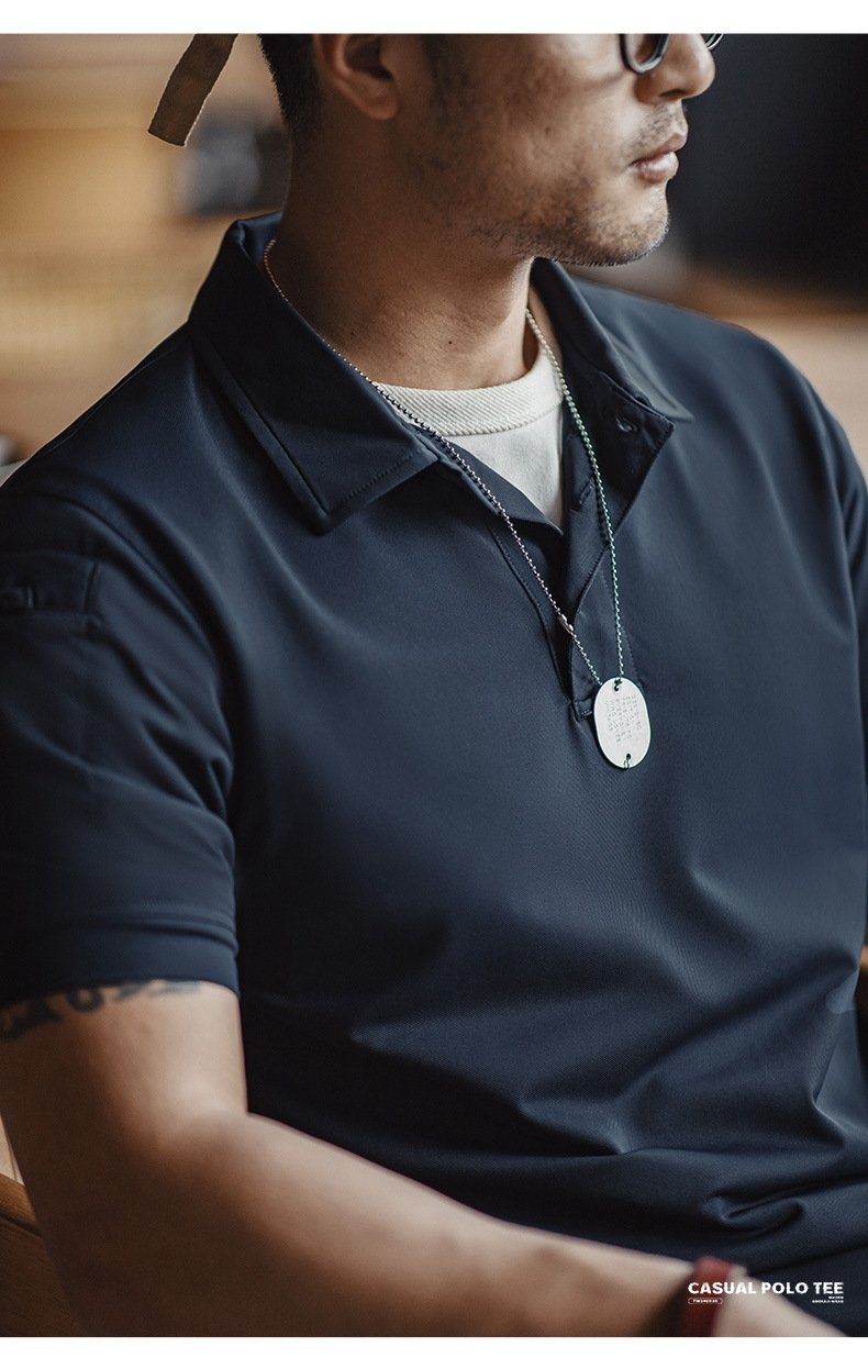 Мужская футболка поло с коротким рукавом оптом