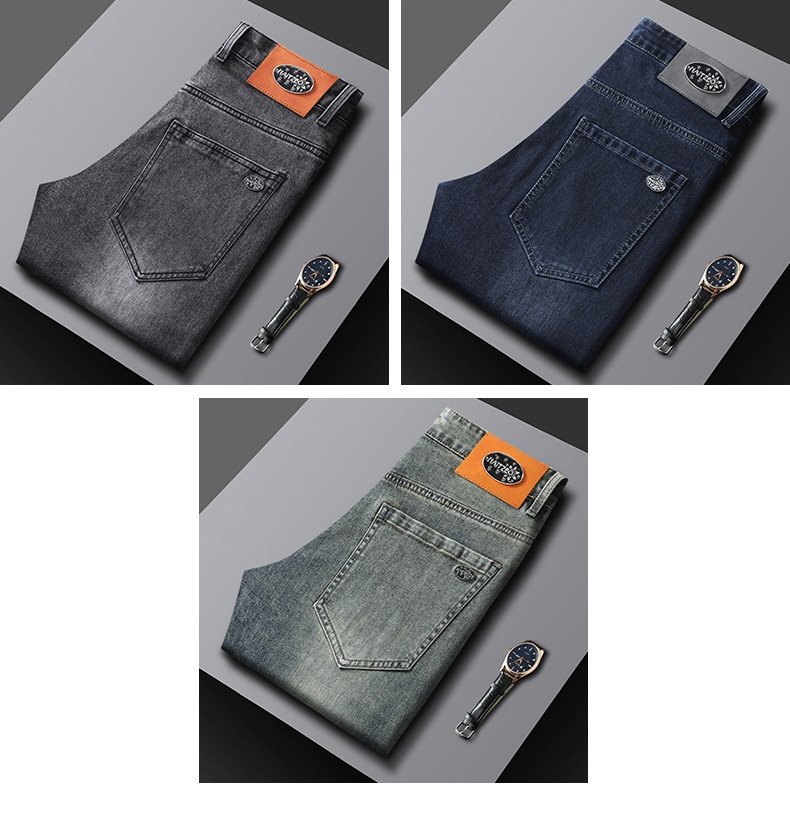 Мужские джинсы весна-осень 2024 оптом из Китая