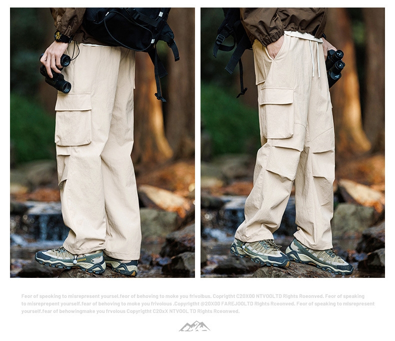 Наса прямые мужские брюки 2024 весна-лето оптом из Китая