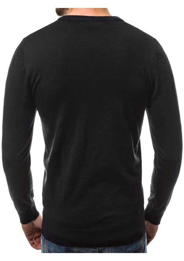 Мужской свитер с круглым вырезом оптом