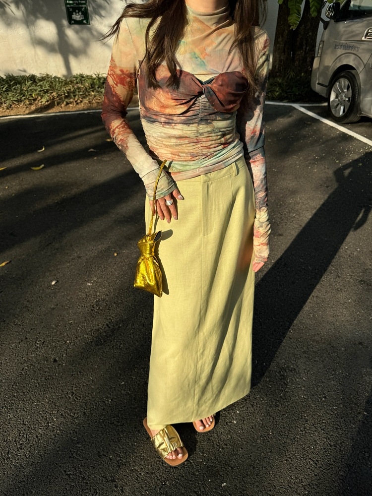 Женская футболка с длинным рукавом и уникальным дизайном оптом из Китая