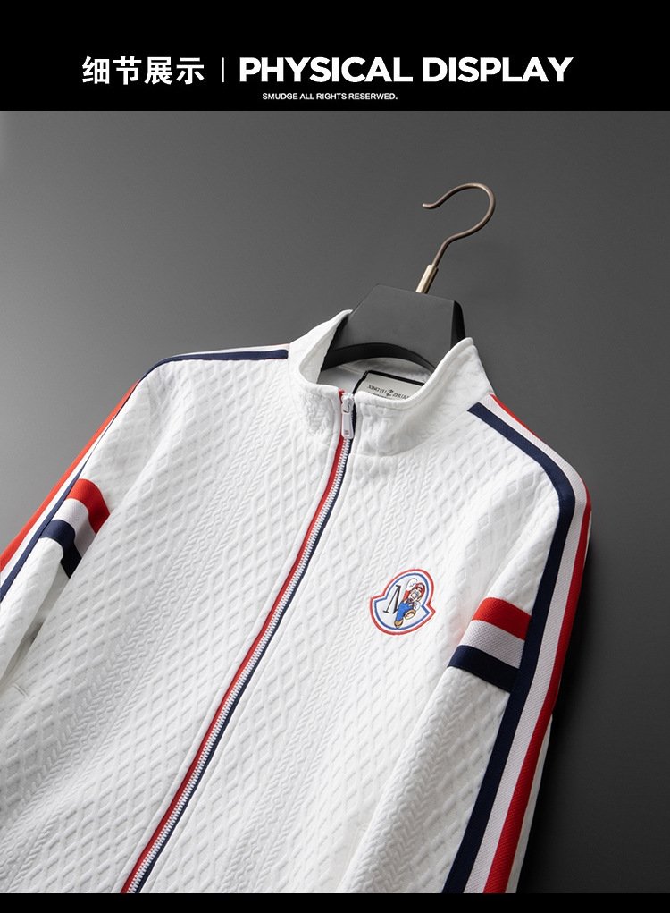 Мужская двухштучная кофта с вышивкой оптом из Китая