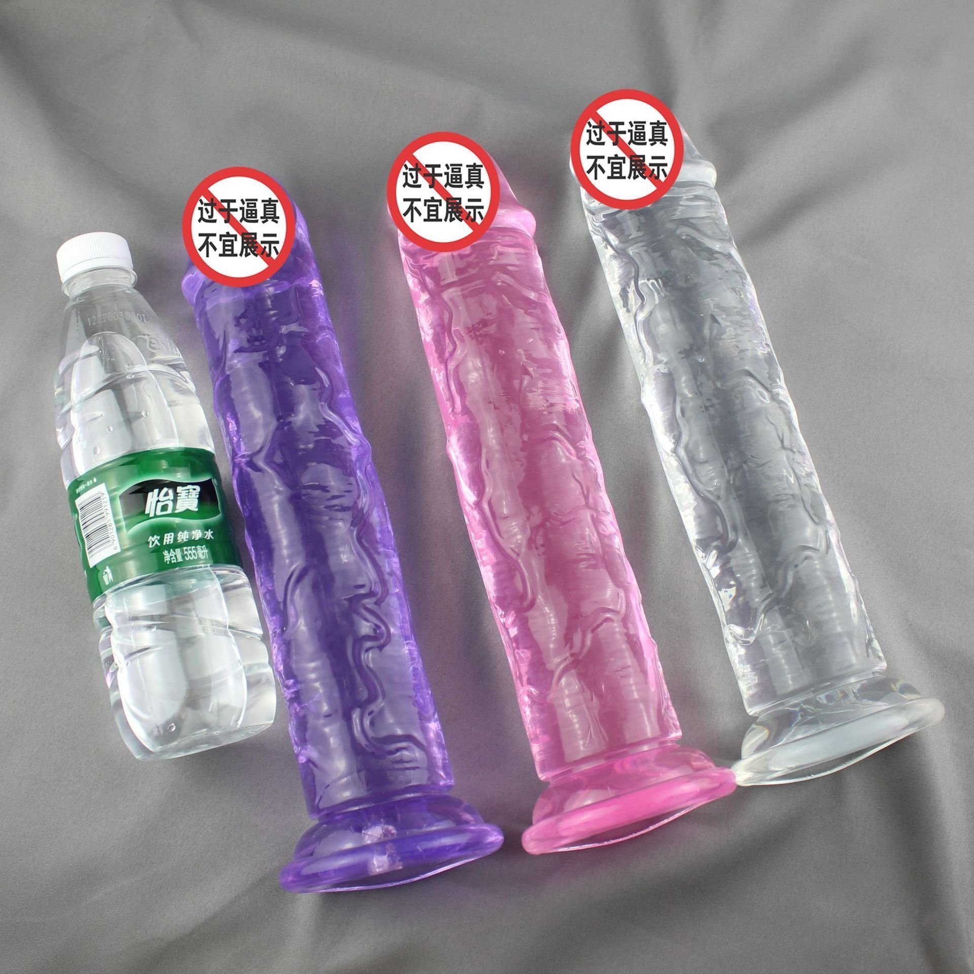 Силиконовый фаллоимитатор с присоской 32см*6см оптом