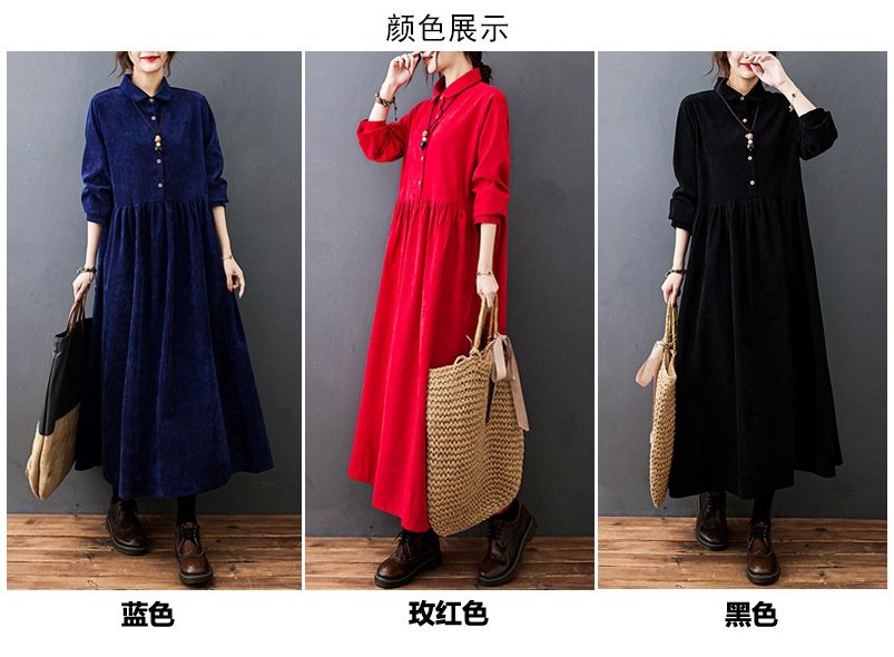 Женское платье осеннее оптом из Китая