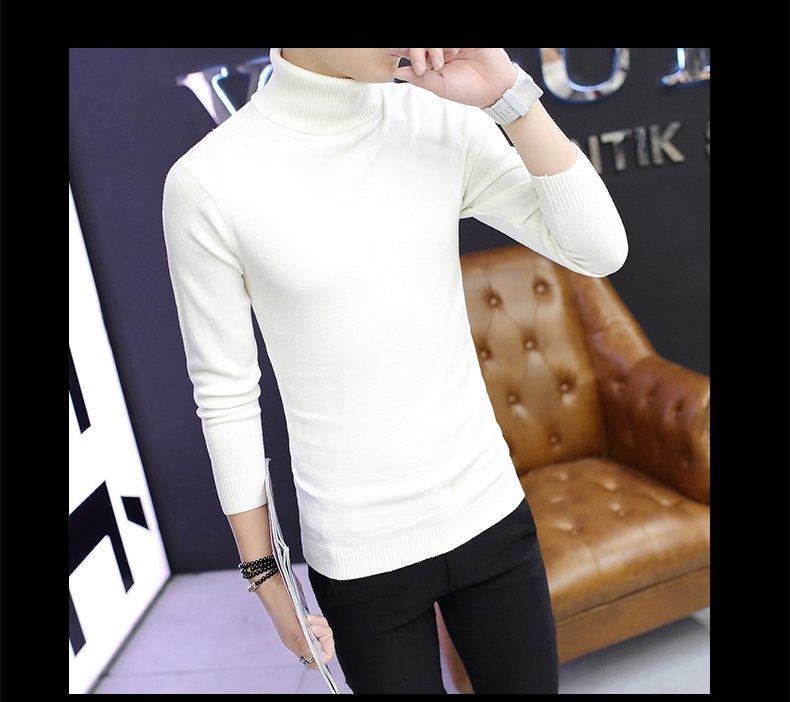 Мужской свитер с высоким воротником оптом