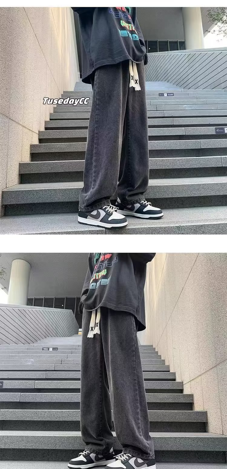 Мужские джинсы в стиле американского вайба оптом из Китая