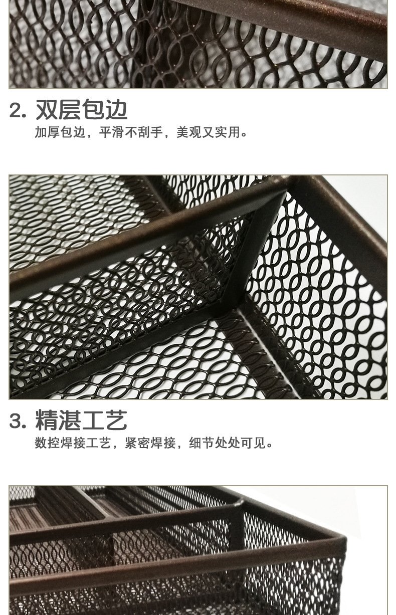 Шестигранный черный корзина для хранения оптом