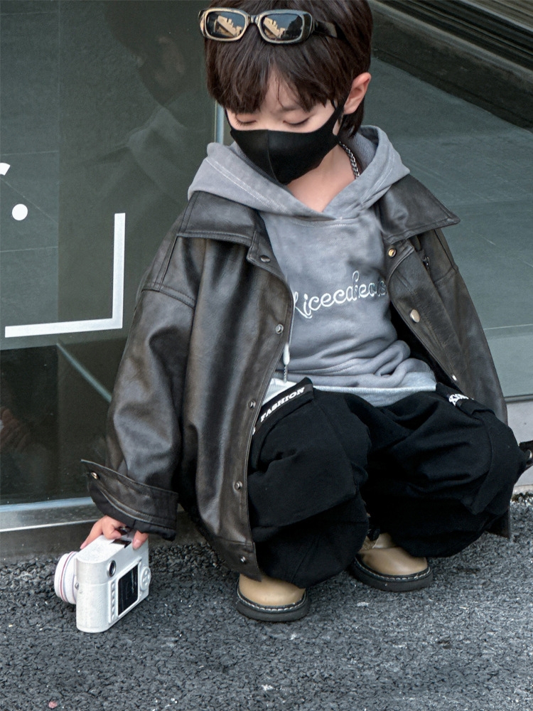 Детская куртка 2024 новой весны для мальчиков оптом из Китая