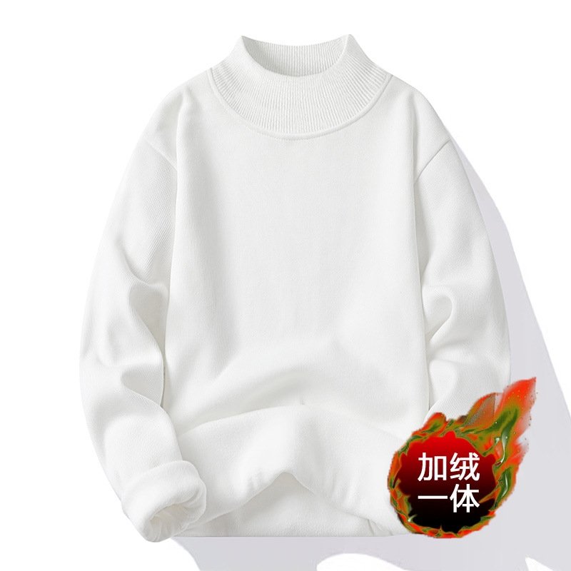 Мужской свитер с высоким воротником и утеплением оптом