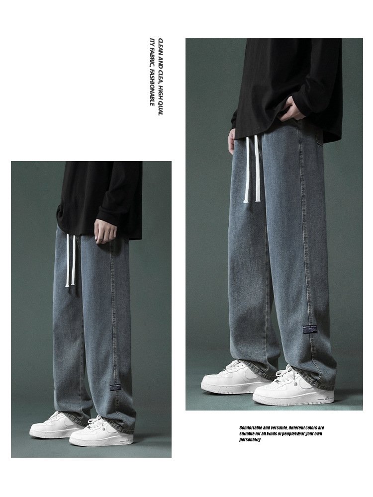 Мужские джинсы весенне-летней коллекции 2023 оптом из Китая