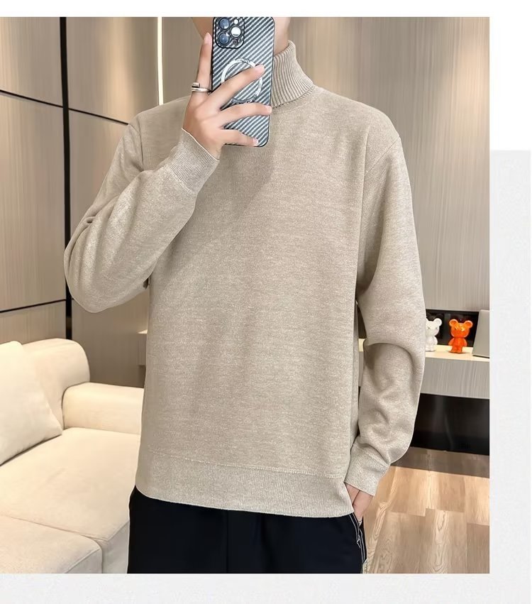 Мужской свитер с высоким воротником оптом