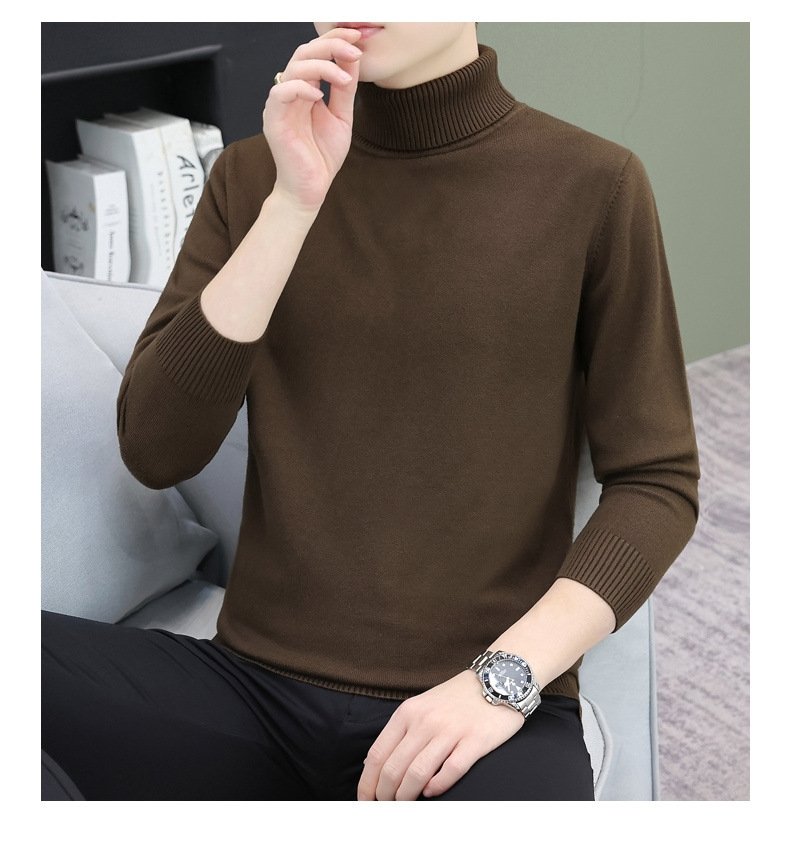 Мужской свитер с высоким воротником оптом