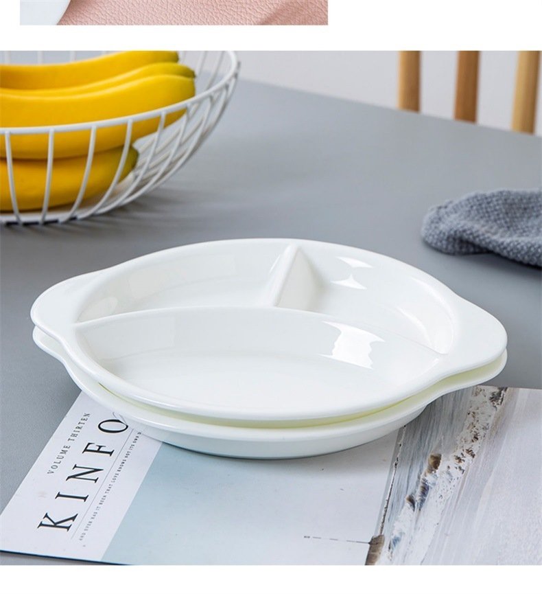 Детская тарелка из костяной фарфоровой керамики оптом