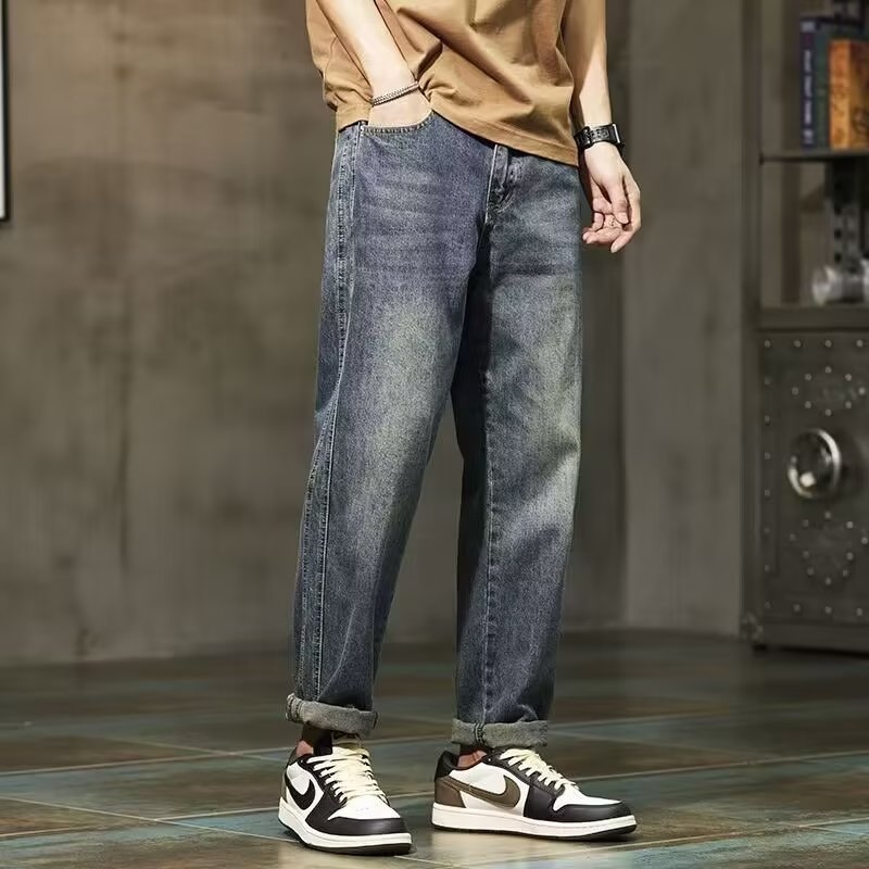 Высококачественные мужские джинсы весна-осень 2024 оптом из Китая