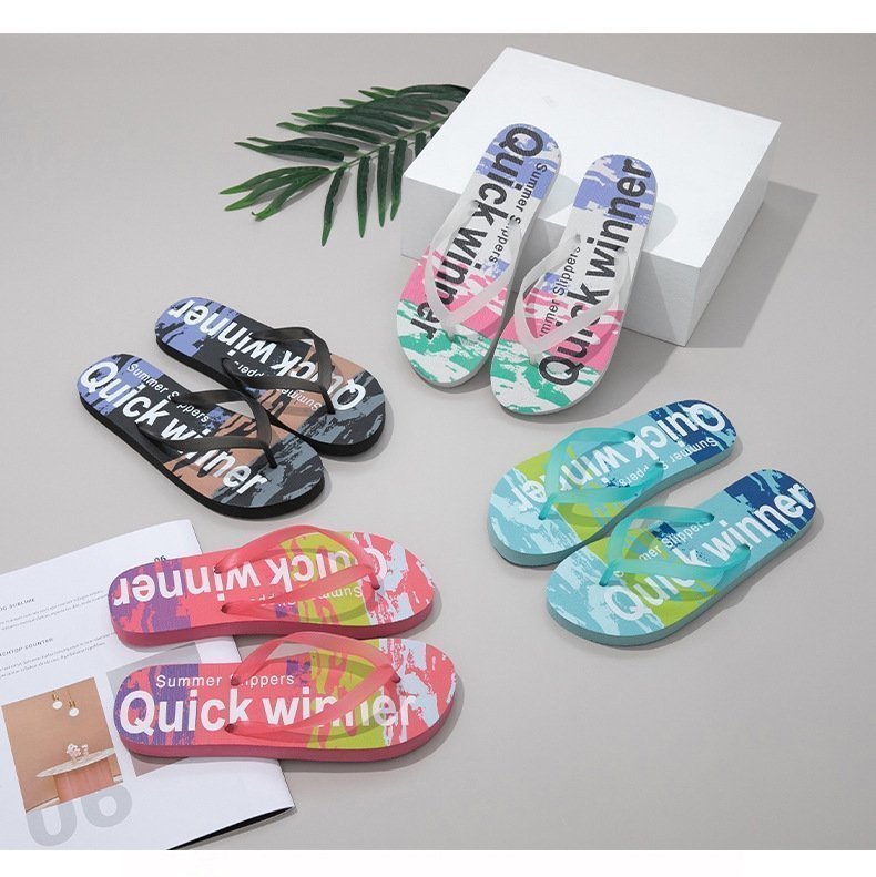 Летние женские шлепанцы на пляж оптом