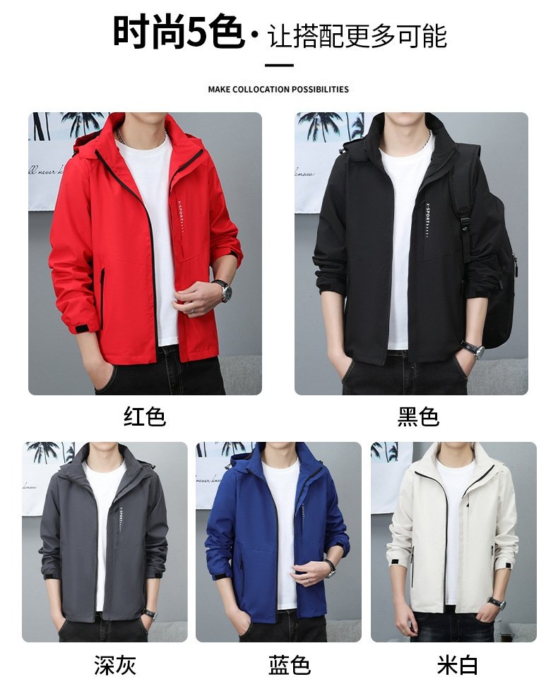 Мужская куртка с защитой от ветра и воды оптом из Китая