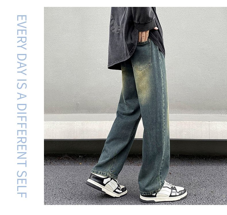 Джинсы мужские 2024 осенние новинки оптом из Китая