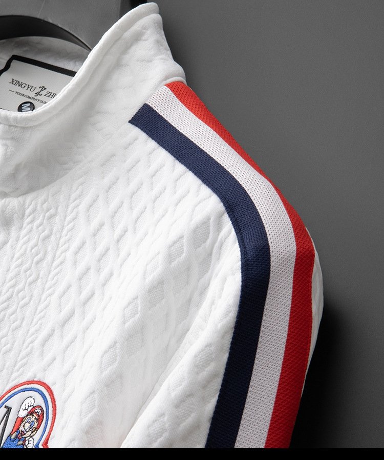 Мужская двухштучная кофта с вышивкой оптом из Китая