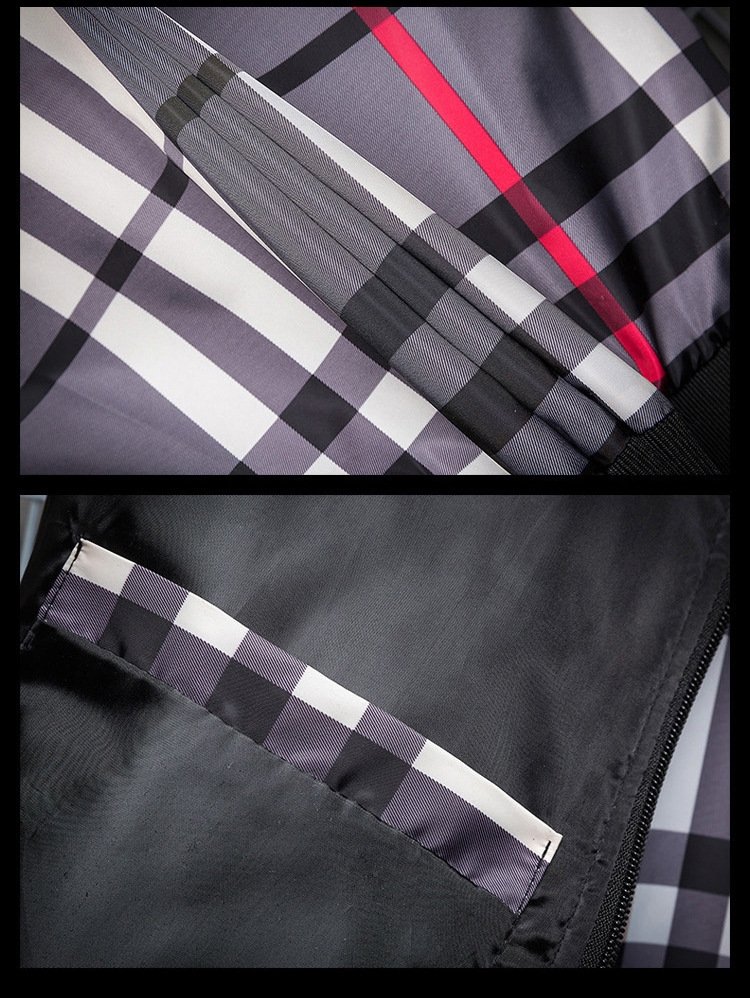 Мужская куртка с капюшоном и широкими полосами оптом из Китая