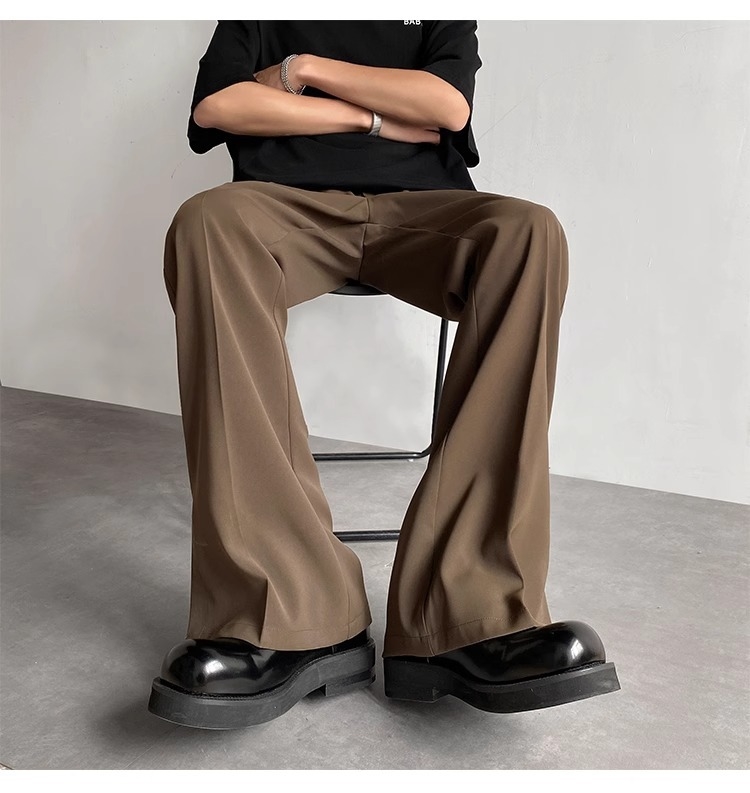 Мужские брюки с разрезом на костюме оптом из Китая