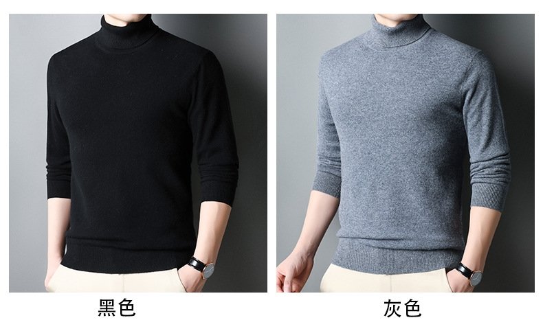 Мужской свитер из 100% шерсти оптом