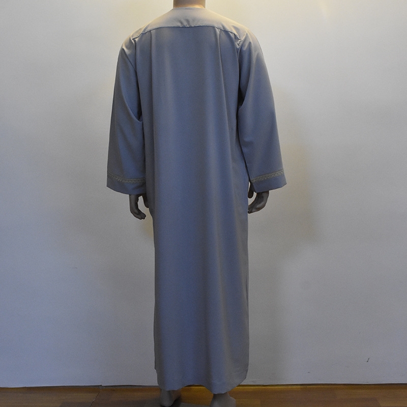 Мусульманская мужская длинная мантия с вышивкой оптом из Китая