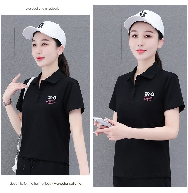 Поло с коротким рукавом для женщин оптом