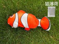 Интерактивная игрушка рыба для кошек с кошачьей мятой  GO-DZ-26 / К 1000/ В 25.5 анонс фото