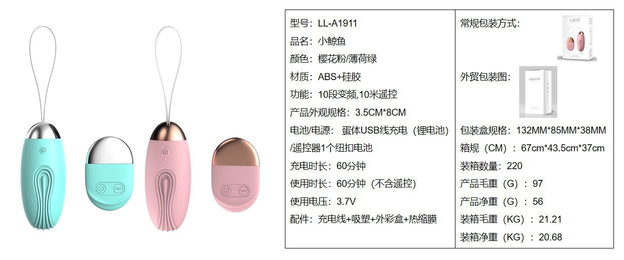 Вибратор-яйцо с пультом управления оптом