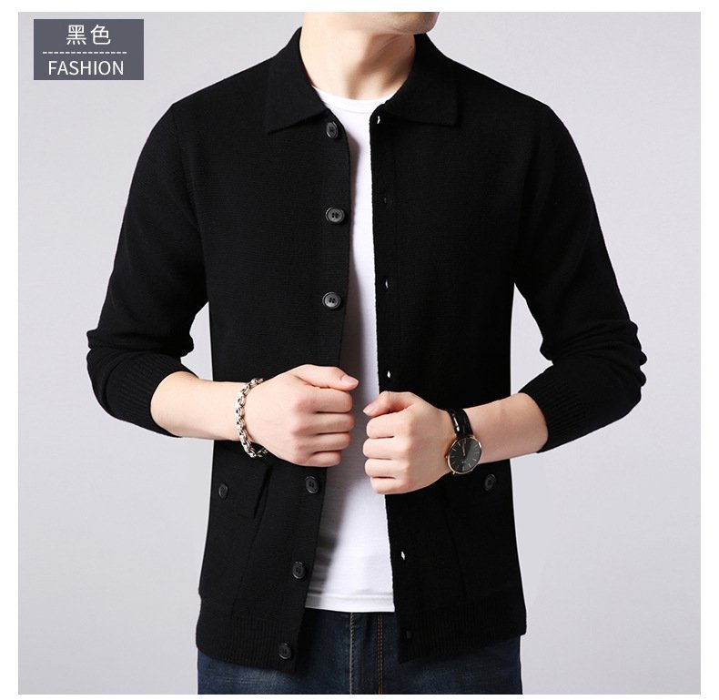 Мужская кардиган зимняя осень оптом