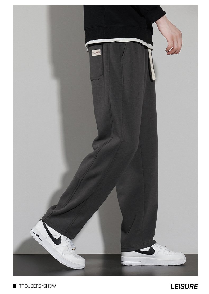 Мужские длинные брюки с прямыми штанинами оптом из Китая