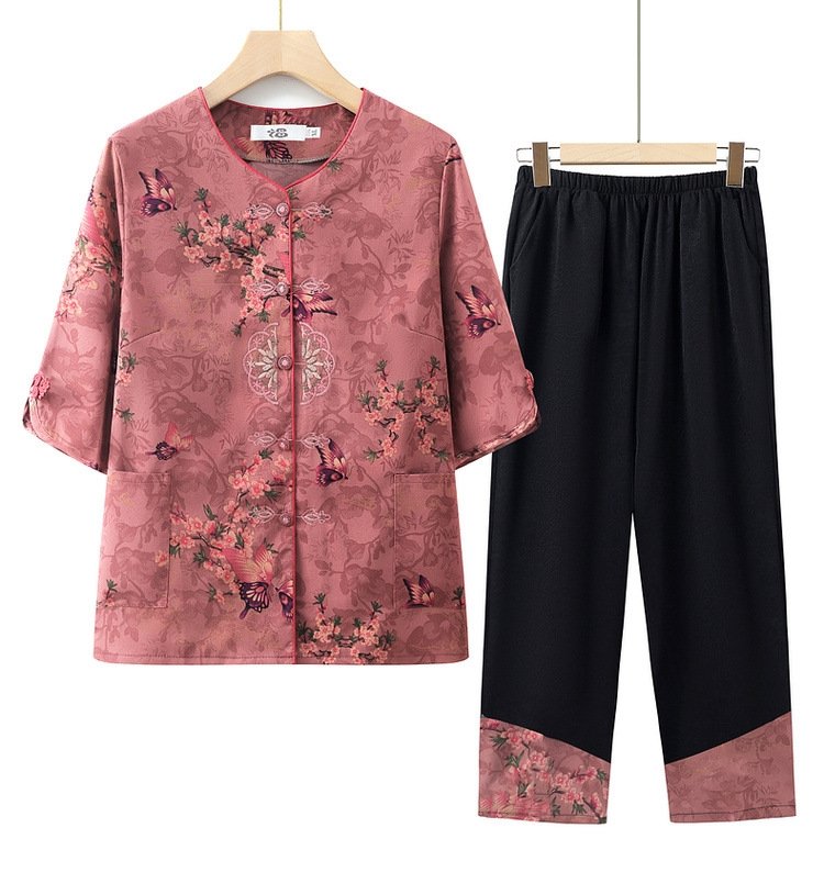 Летний комплект для женщин среднего возраста оптом