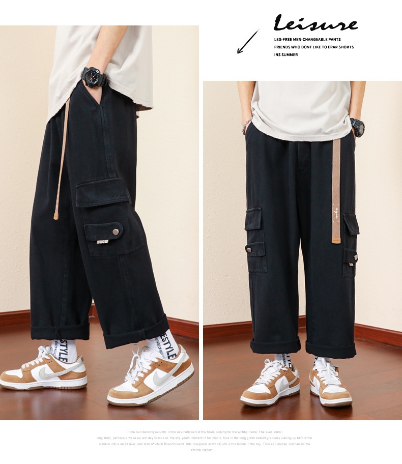 Джинсы мужские в стиле рабочей одежды оптом из Китая