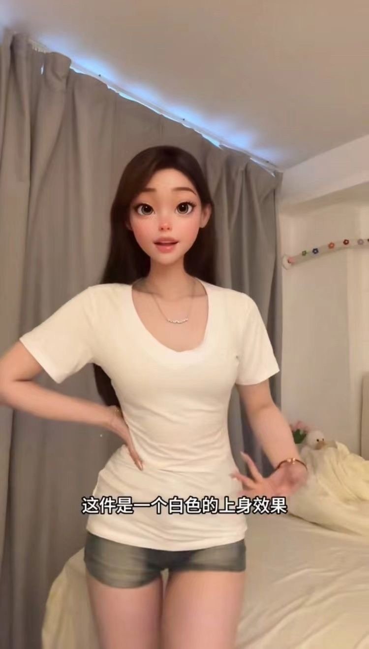 Футболка V-образного выреза с коротким рукавом оптом