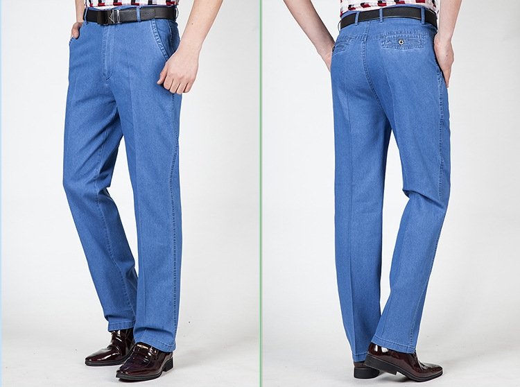 Мужские джинсы прямого кроя весна-лето оптом из Китая