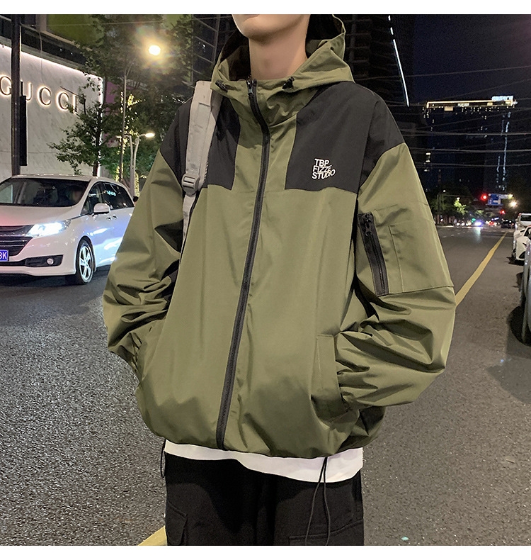 Мужская ветровка весна-осень 2024 оптом из Китая