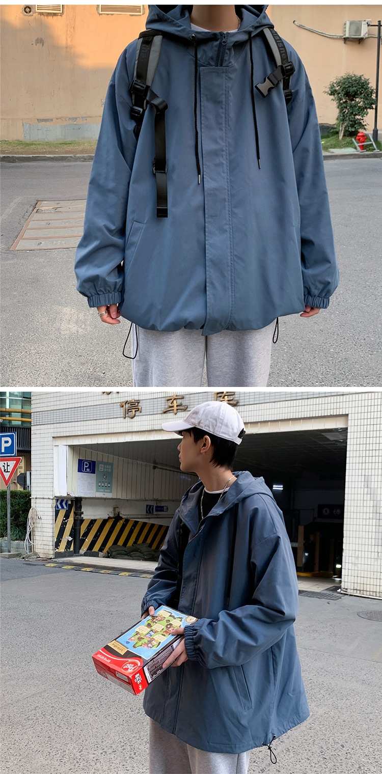 Мужская винтажная куртка с капюшоном оптом из Китая