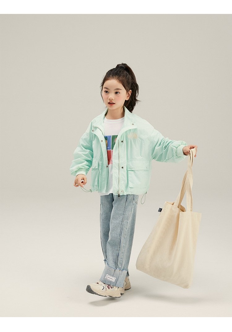 Детский легкий весенний жакет оптом из Китая