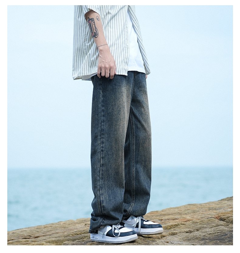 NASA мужские джинсы весна-осень 2024 оптом из Китая