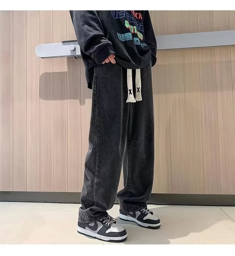 Мужские джинсы в стиле американского вайба оптом из Китая