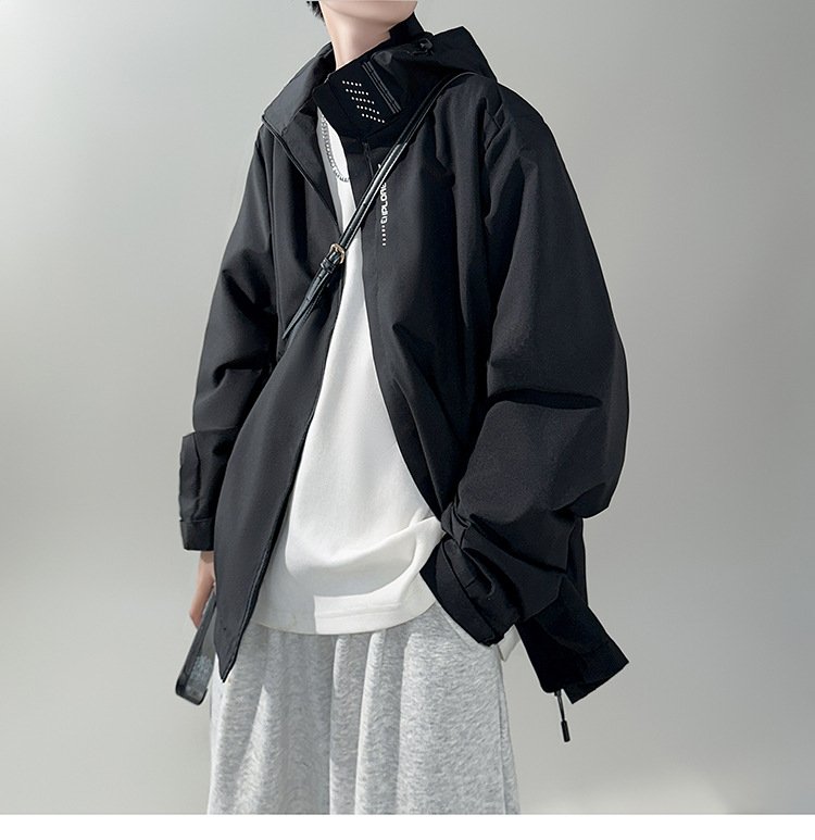 Три в одном мужская ветровка съемным капюшоном оптом из Китая