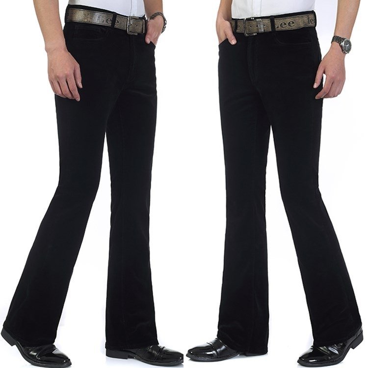 Мужские джинсы винтажного фасона из классического бархата оптом из Китая