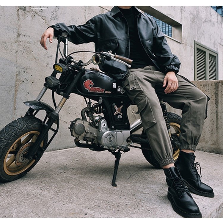 Мужские узкие карго брюки оптом из Китая